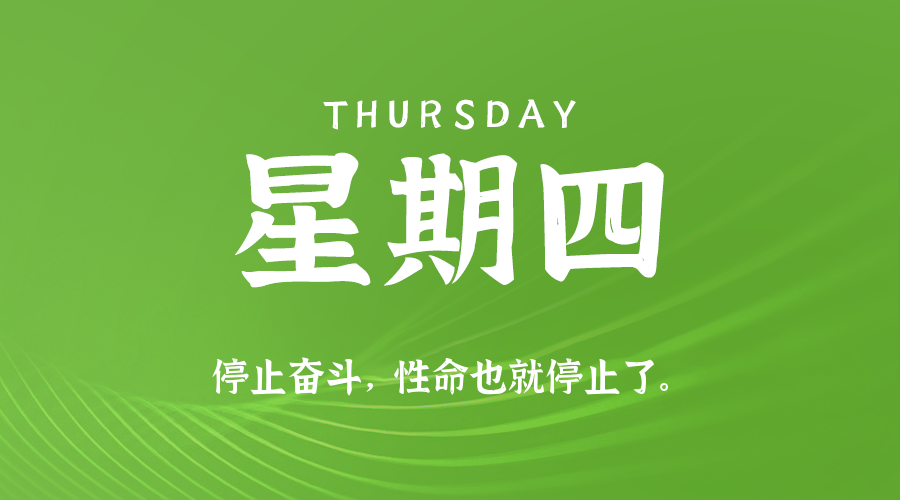 06日04日，星期四，在这里每天60秒读懂世界！